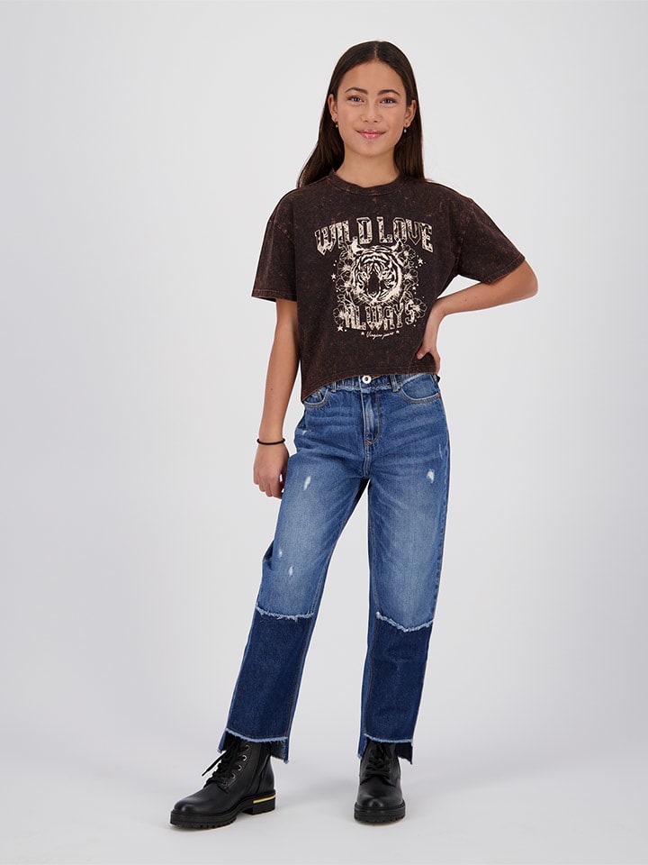 Vingino Dżinsy "Chiara" - Mom fit - w kolorze niebieskim rozmiar: 152