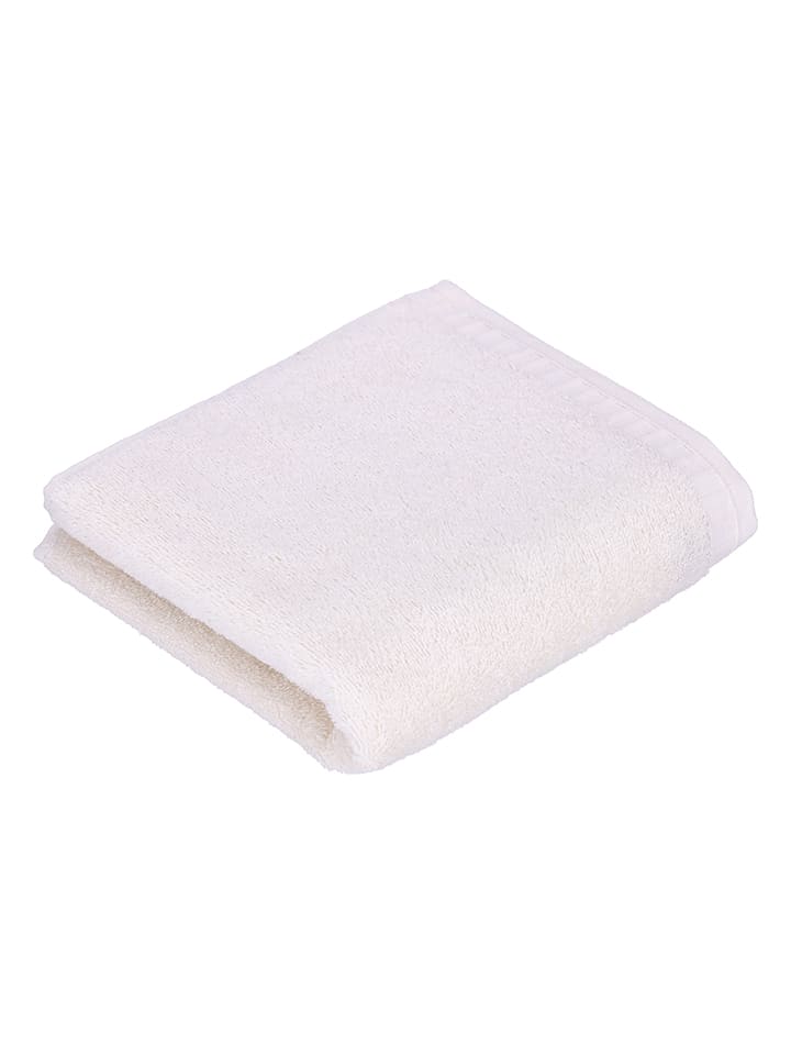 Vossen Ręcznik prysznicowy "Emerald" w kolorze kremowym rozmiar: 67x140 cm