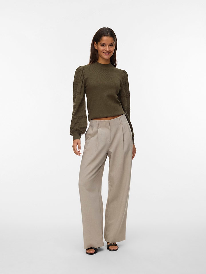 Vero Moda Sweter w kolorze khaki rozmiar: M