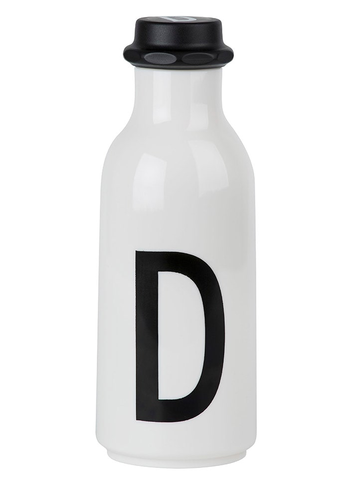 Design Letters Bidon w kolorze białym - 500 ml rozmiar: onesize