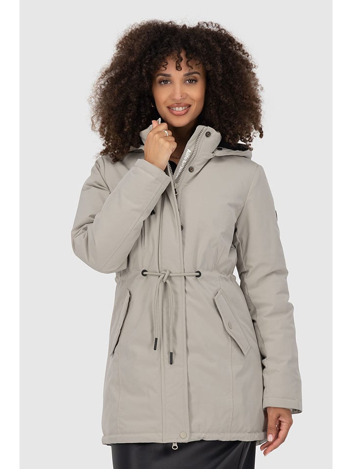 alife and kickin Parka "KierseyAK" w kolorze beżowym rozmiar: L