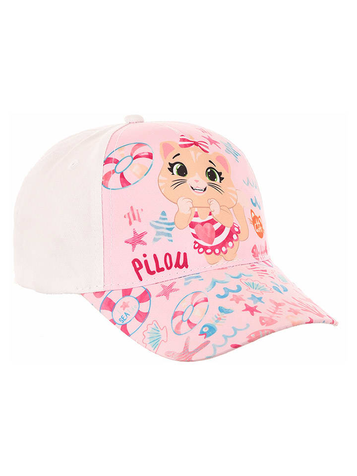 44 Cats Czapka "44 Koty" w kolorze jasnoróżowym rozmiar: 54 cm