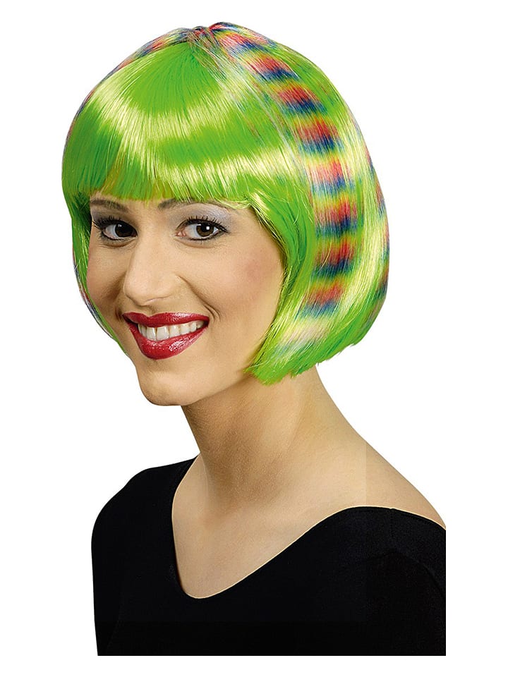 CHAKS Peruka "Gigi" w kolorze zielonym rozmiar: onesize