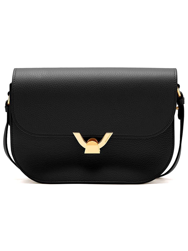 COCCINELLE Skórzana torebka w kolorze czarnym - 27 x 20 x 8 cm rozmiar: onesize