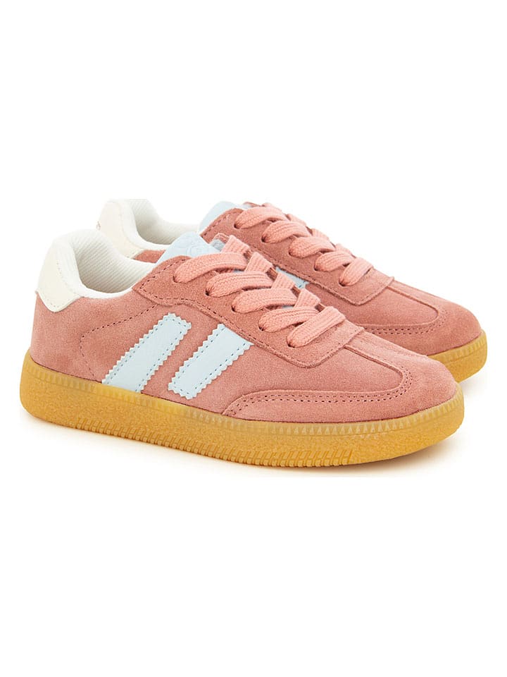 Pom D'api Skórzane sneakersy w kolorze jasnoróżowym rozmiar: 29