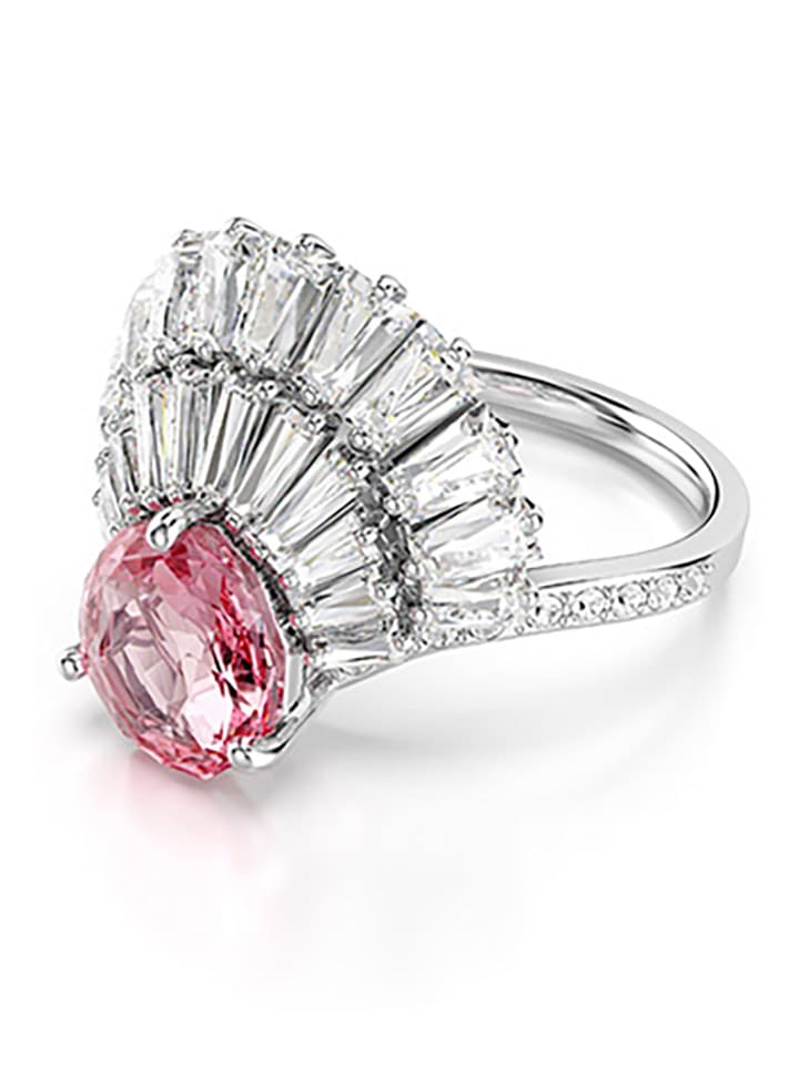 Swarovski Pierścionek z cyrkoniami i kryształami rozmiar: 50