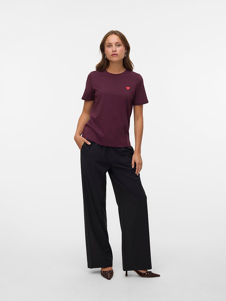 Vero Moda Koszulka w kolorze bordowym rozmiar: XL