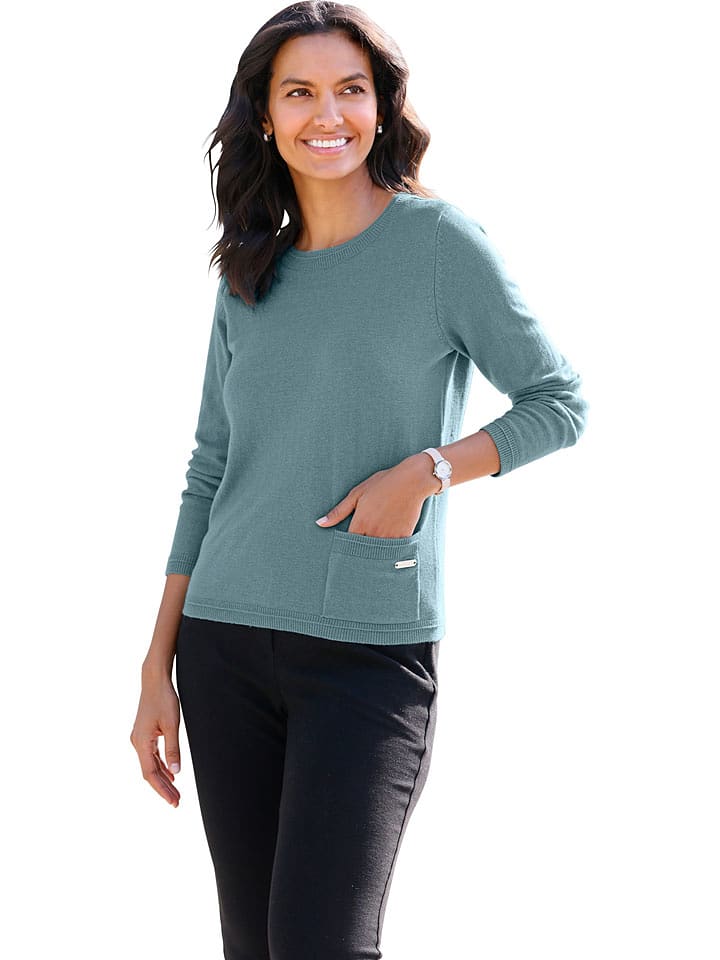 WITT WEIDEN Wełniany sweter w kolorze niebieskim rozmiar: 44