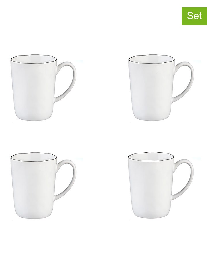 Björn Kubki (4 szt.) "Pure" w kolorze biało-czarnym - 400 ml rozmiar: onesize