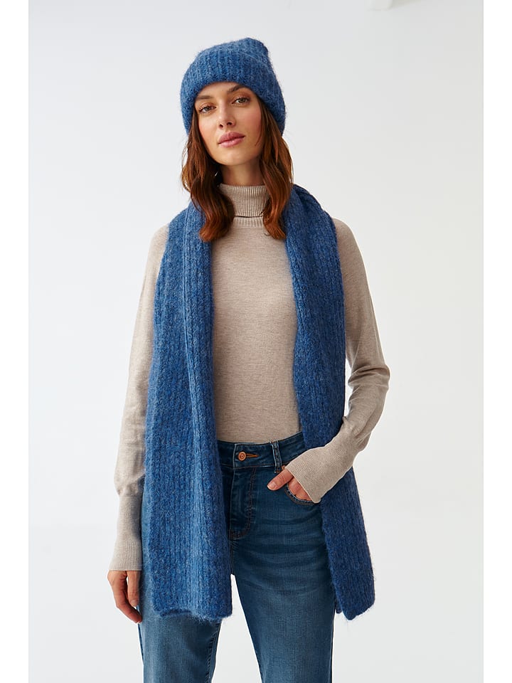 TATUUM Szal w kolorze niebieskim - 175 x 36 cm rozmiar: onesize