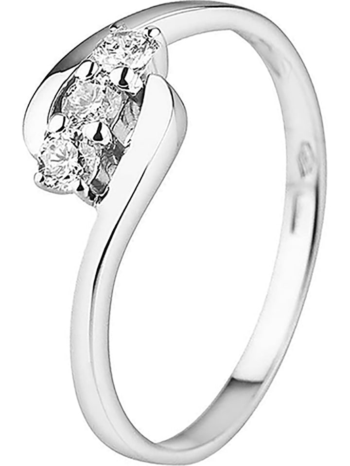 DYAMANT Złoty pierścionek z diamentami rozmiar: 56