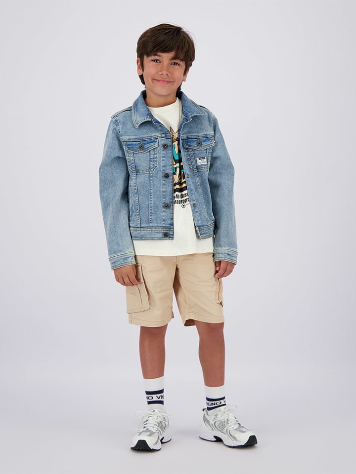 Vingino Bojówki w kolorze beżowym rozmiar: 158