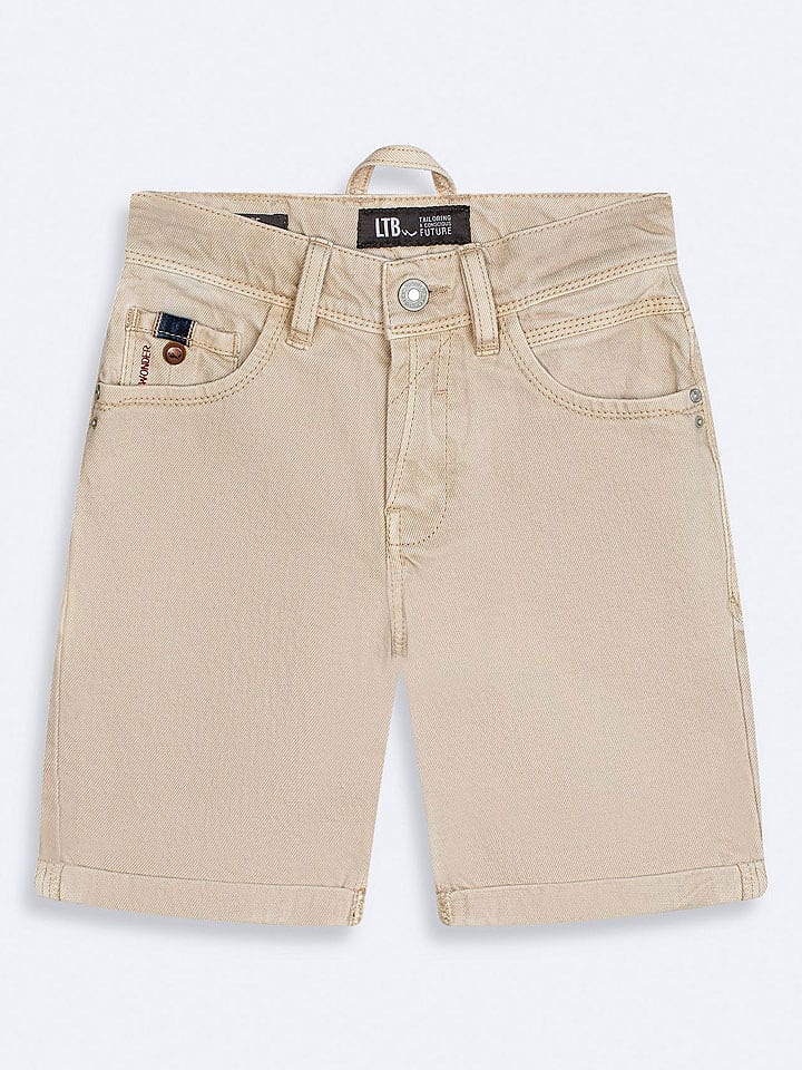 LTB Bermudy dżinsowe "Lance B" w kolorze beżowym rozmiar: 158
