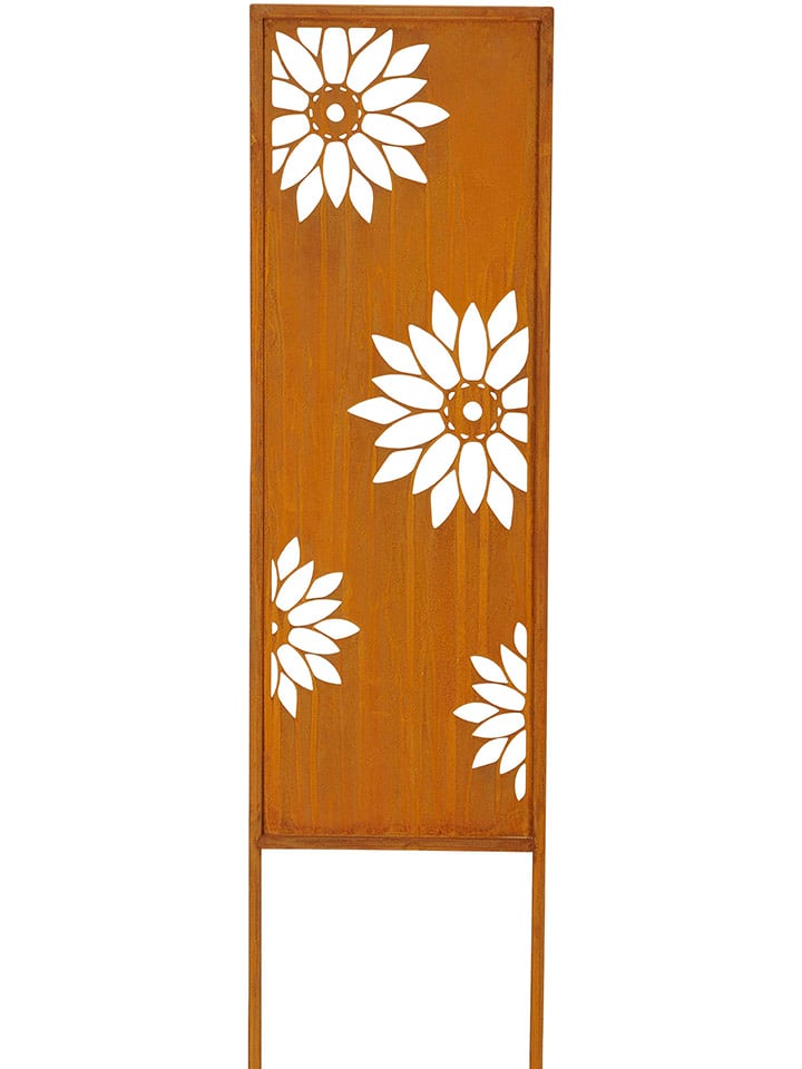 POSIWIO Palik ogrodowy w kolorze rdzawym - 22 x 83,5 cm rozmiar: onesize