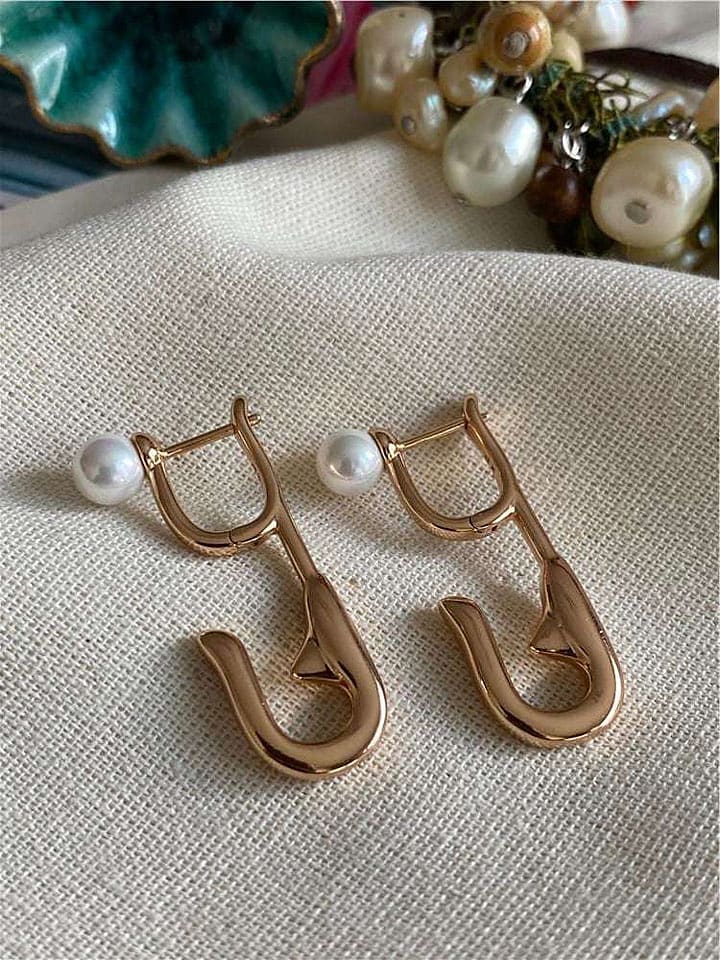 Luseera Pozłacane kolczyki rozmiar: onesize