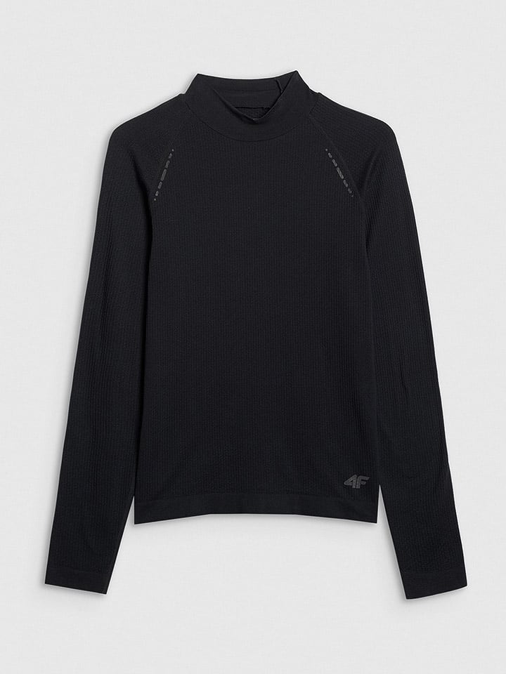 4F Koszulka sportowa w kolorze czarnym rozmiar: L/XL