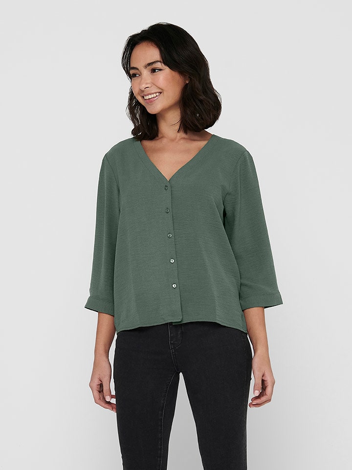 JDY Bluzka w kolorze zielonym rozmiar: 38