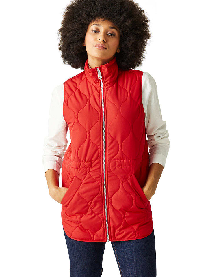 Regatta Kamizelka pikowana "Courcelle" w kolorze czerwonym rozmiar: 40