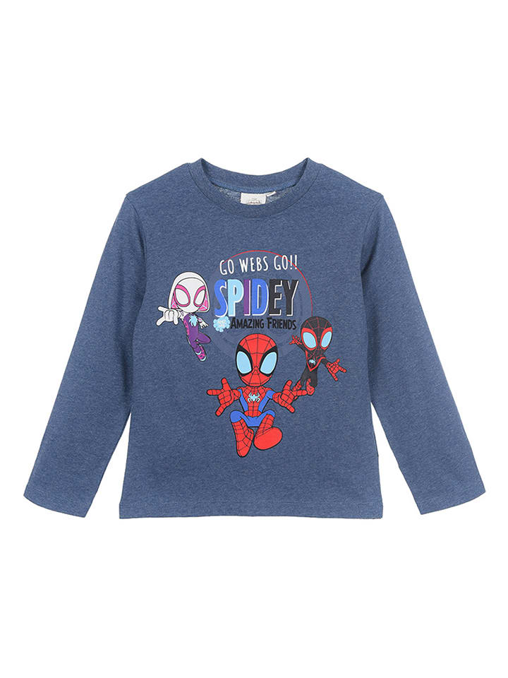 Spidey and his amazing friends Koszulka "Spidey i super-kumple" w kolorze niebieskim rozmiar: 92