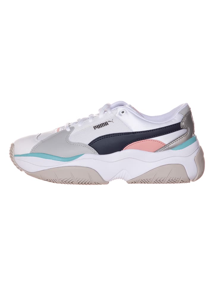 Puma Sneakersy "Storm. Y Metallic" w kolorze biało-beżowym rozmiar: 36