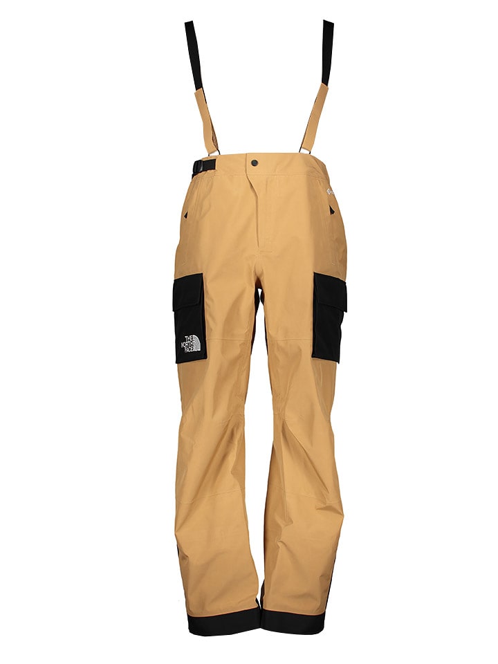 The North Face Spodnie narciarskie "Sidecut" w kolorze jasnobrązowym rozmiar: XL