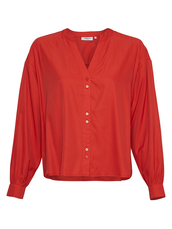 MOSS COPENHAGEN Koszula "Diena" w kolorze czerwonym rozmiar: XS