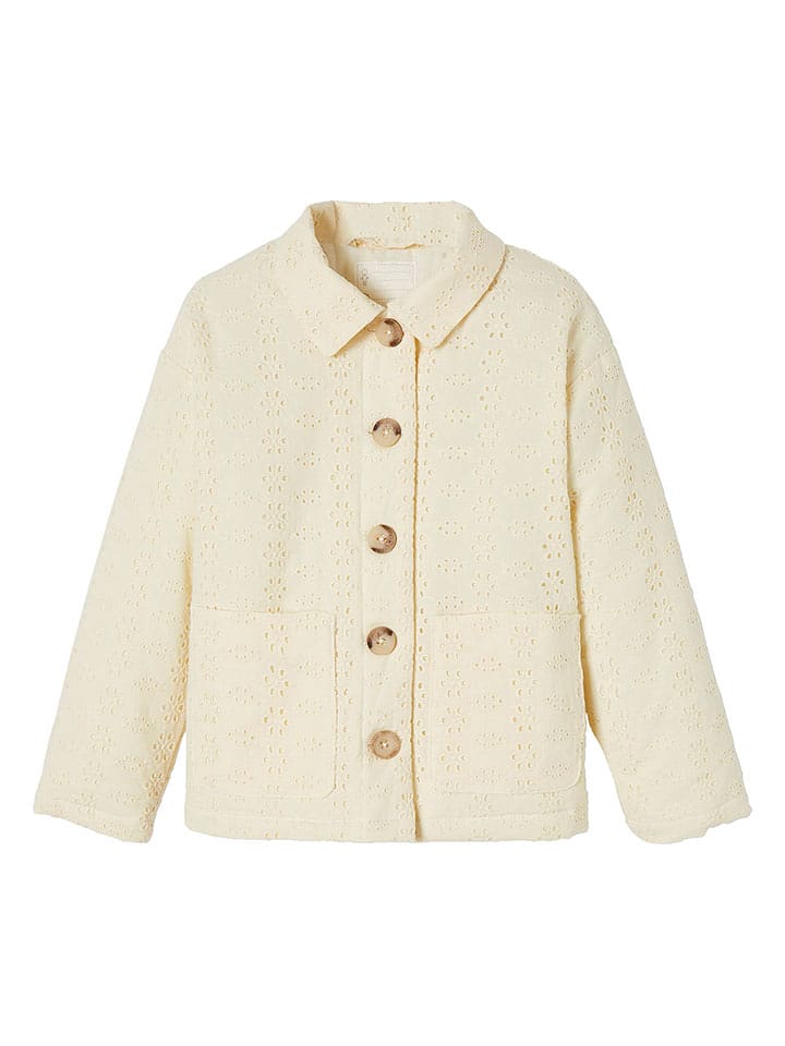 vertbaudet Kurtka przejściowa w kolorze beżowym rozmiar: 164