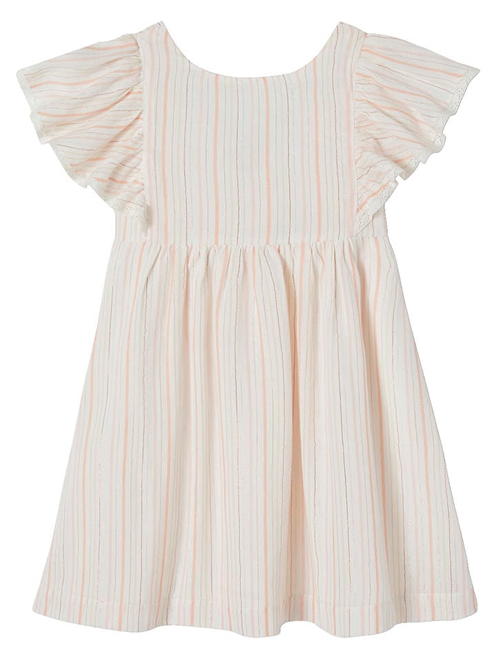 vertbaudet Sukienka w kolorze beżowym rozmiar: 164