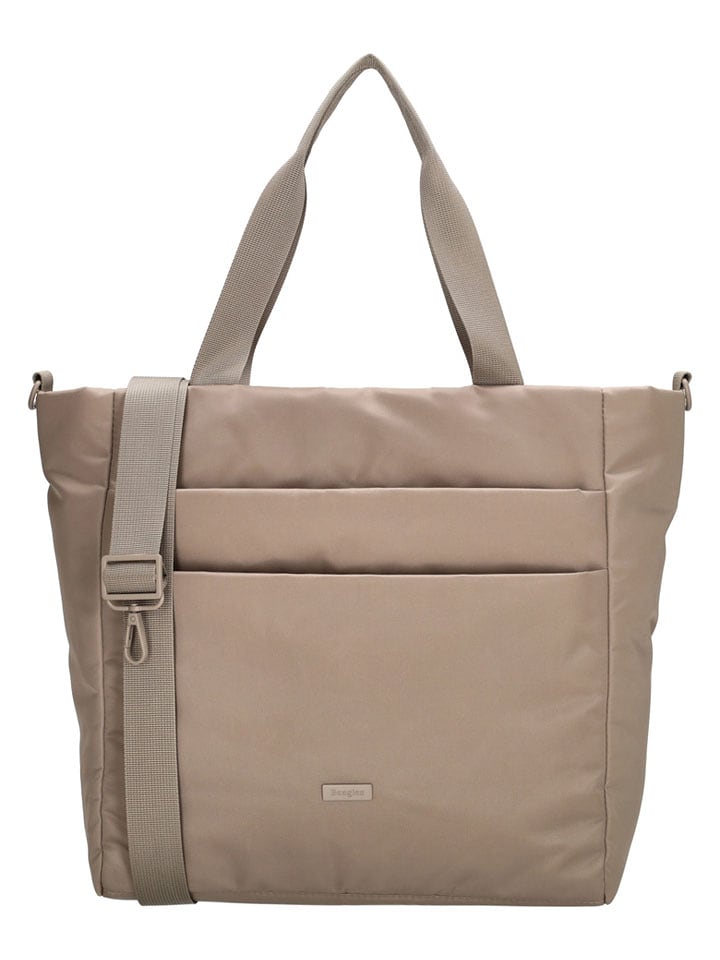 Beagles Shopper bag w kolorze beżowym - 43 x 33 x 15 cm rozmiar: onesize