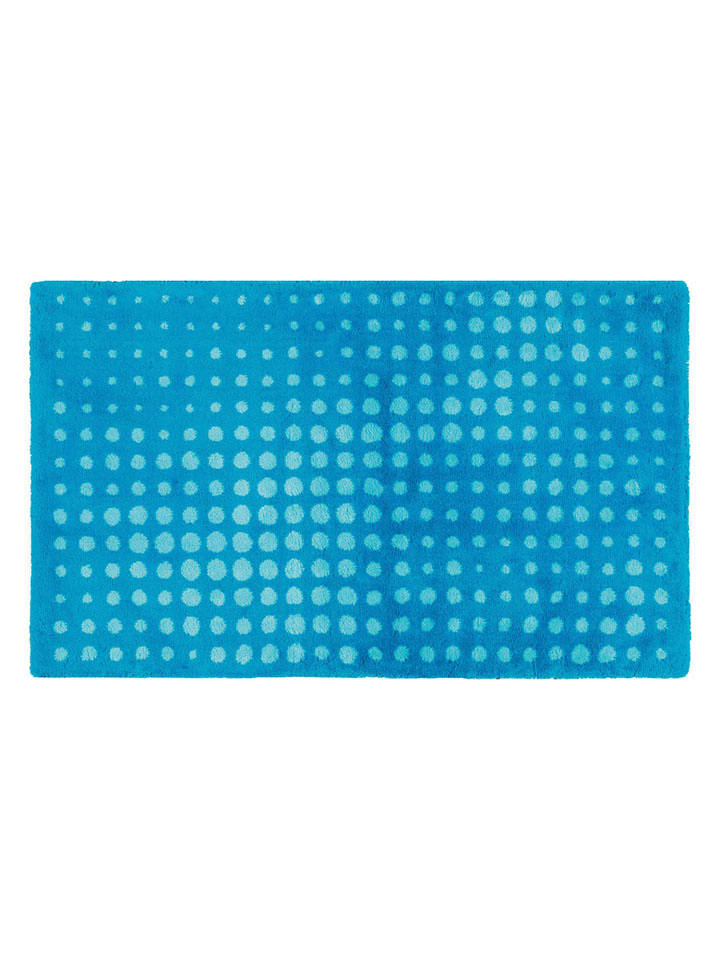 Egeria Dywanik łazienkowy "Dot" w kolorze turkusowym rozmiar: 70x120 cm