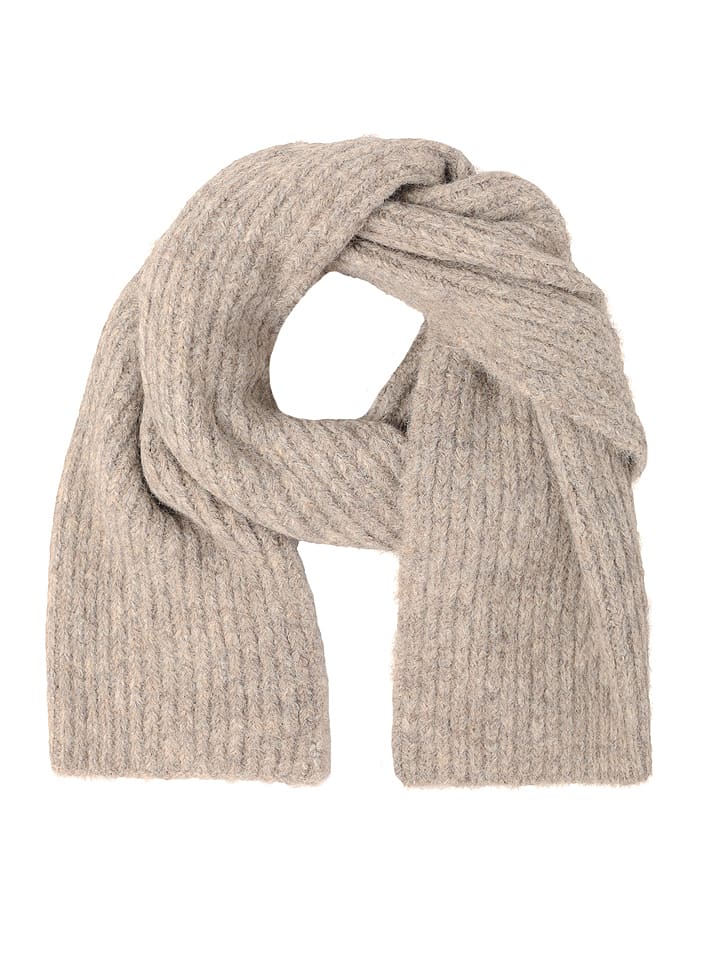 TATUUM Szal w kolorze beżowym - 175 x 36 cm rozmiar: onesize