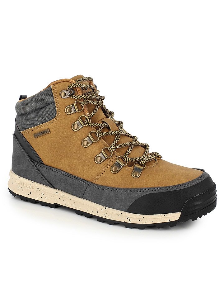 Kimberfeel Botki "Serkan" w kolorze szaro-jasnobrązowym rozmiar: 41