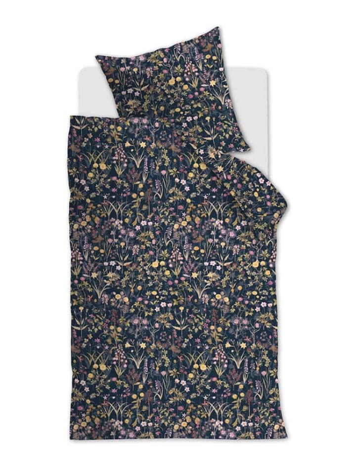 Beddinghouse Komplet pościeli renforcé "Anselmus" w kolorze granatowym ze wzorem rozmiar: 155x220 cm