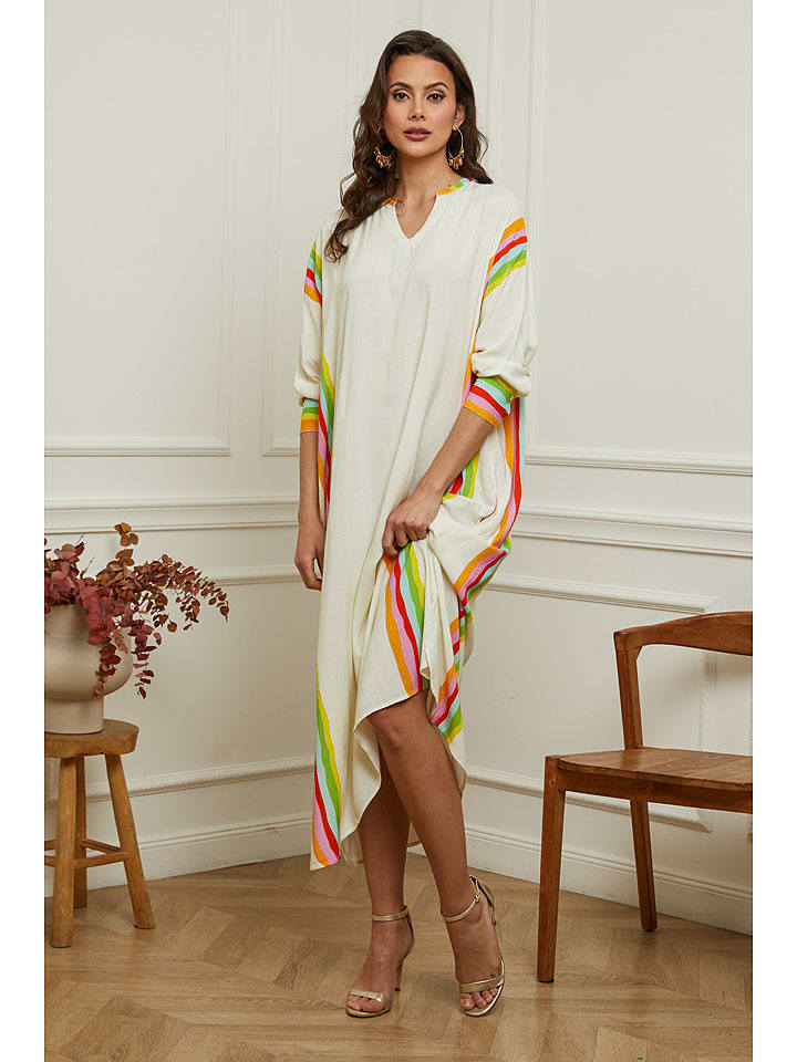 Plume Sukienka "Dolly" w kolorze kremowym rozmiar: M