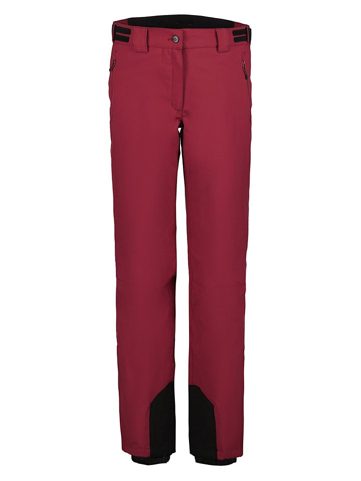 Icepeak Spodnie narciarskie "Flasher" w kolorze czerwonym rozmiar: 40