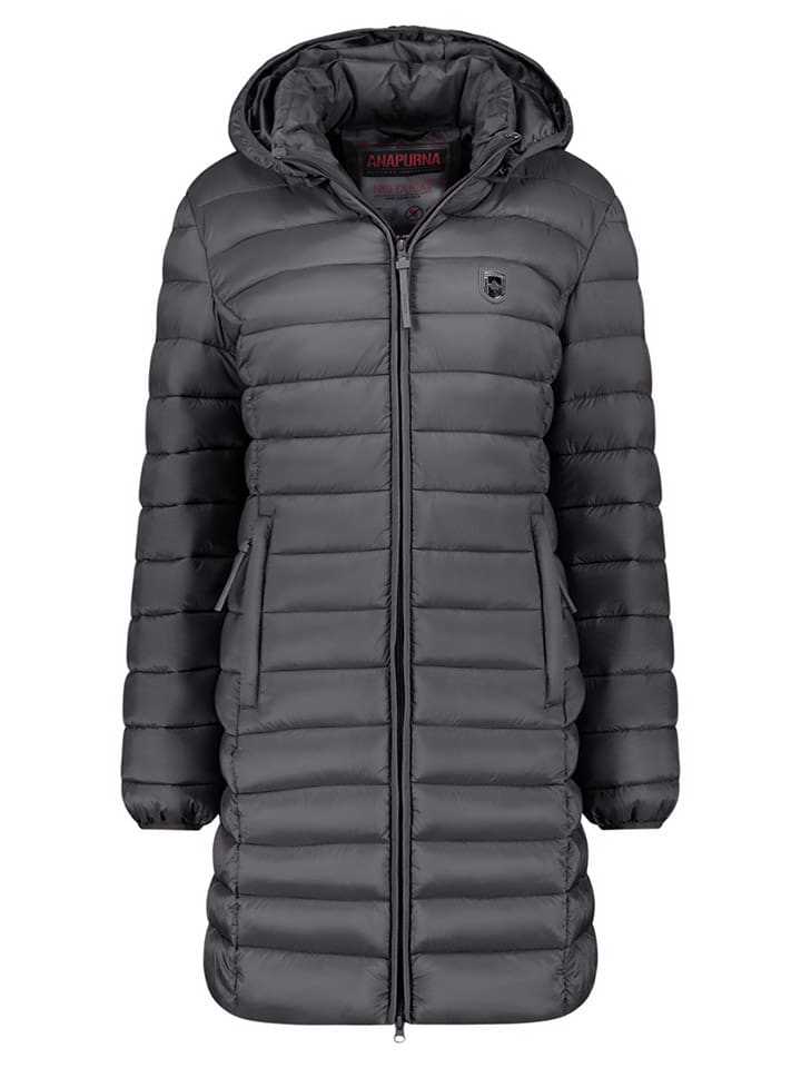 ANAPURNA Płaszcz pikowany "Akitalana" w kolorze szarym rozmiar: S