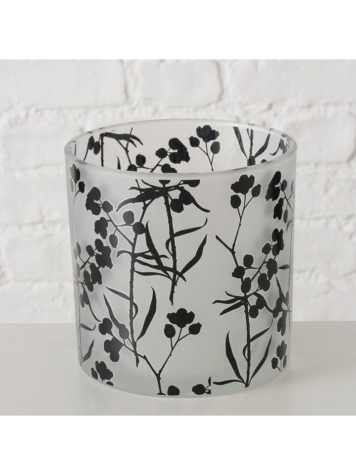 Boltze Świecznik "Berries" w kolorze czarnym - wys. 15 x Ø 15 cm rozmiar: onesize