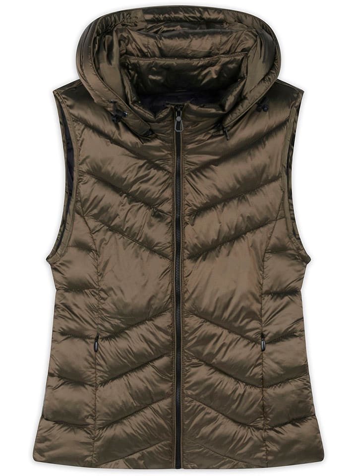 Northwood Kamizelka pikowana "Lugano" w kolorze khaki rozmiar: M