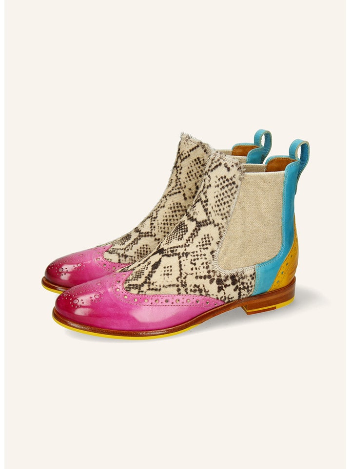 MELVIN & HAMILTON Skórzane sztyblety "Selina 29" ze wzorem rozmiar: 36