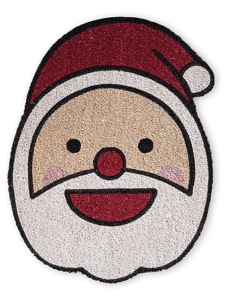 Madre Selva Wycieraczka w kolorze czerwono-białym - 65 x 50 cm rozmiar: onesize