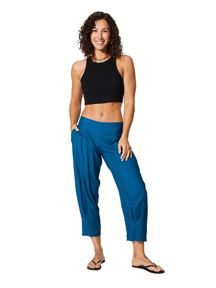 Aller Simplement Spodnie w kolorze niebieskim rozmiar: 34/36