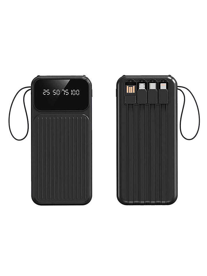 SWEET ACCESS Powerbank w kolorze czarnym - 30.000 mAh rozmiar: onesize