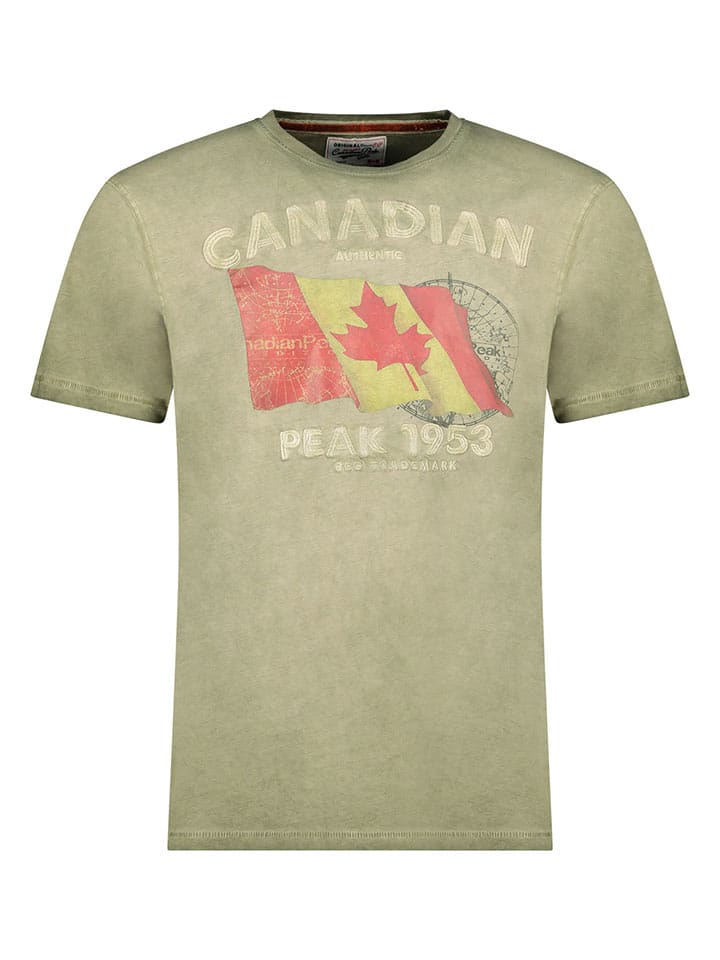 Canadian Peak Koszulka "Japoreak" w kolorze khaki rozmiar: XL