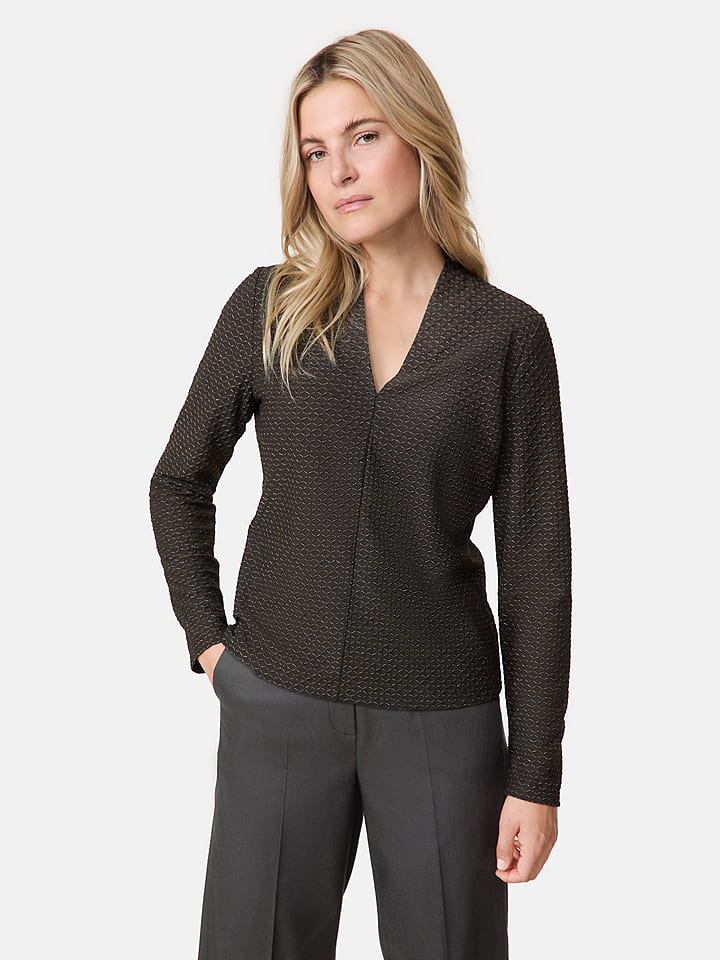 TAIFUN Koszulka w kolorze czarnym rozmiar: 38