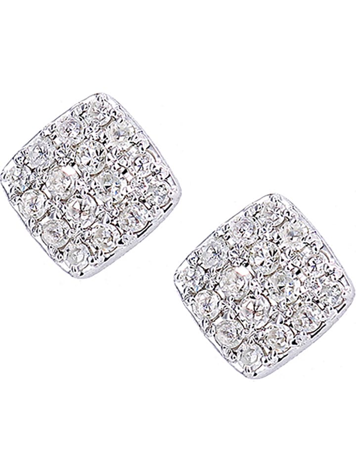 Revoni Złote kolczyki-wkrętki z diamentami rozmiar: onesize