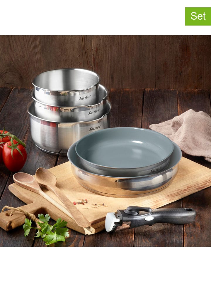 Sauter 6-częściowy zestaw w kolorze srebrnym rozmiar: onesize