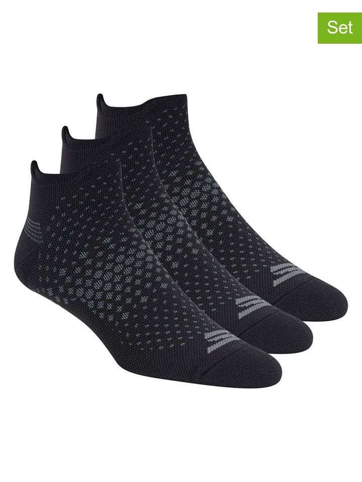 Skechers Skarpety (3 pary) w kolorze szaro-czarnym rozmiar: 43-46