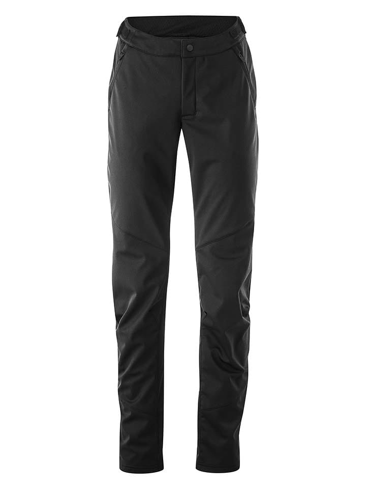 Gonso Softshellowe spodnie kolarskie "Adventure" w kolorze czarnym rozmiar: 38
