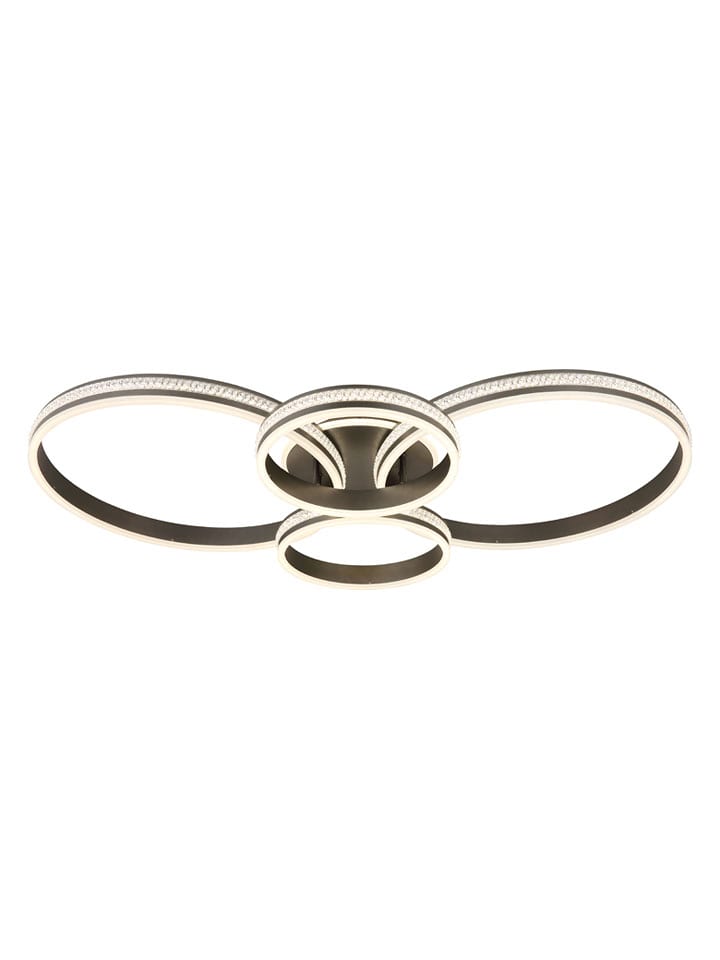 Globo lighting Lampa sufitowa LED "Grouni" w kolorze szarym - 106 x 13,7 x 60 cm rozmiar: onesize