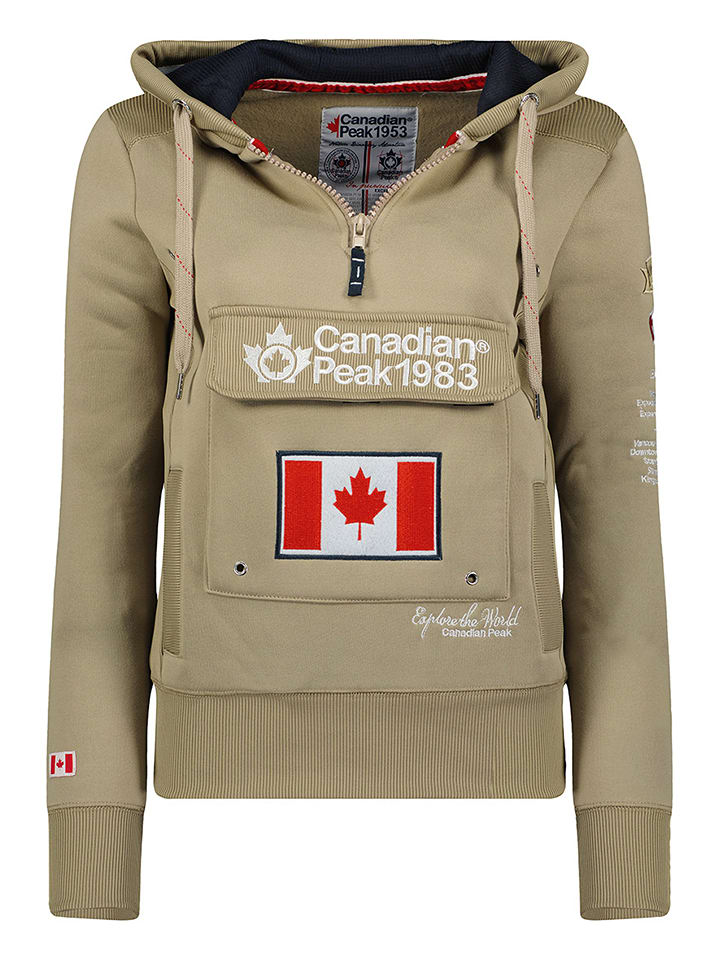 Canadian Peak Bluza "Gyrelle" w kolorze beżowym rozmiar: XL